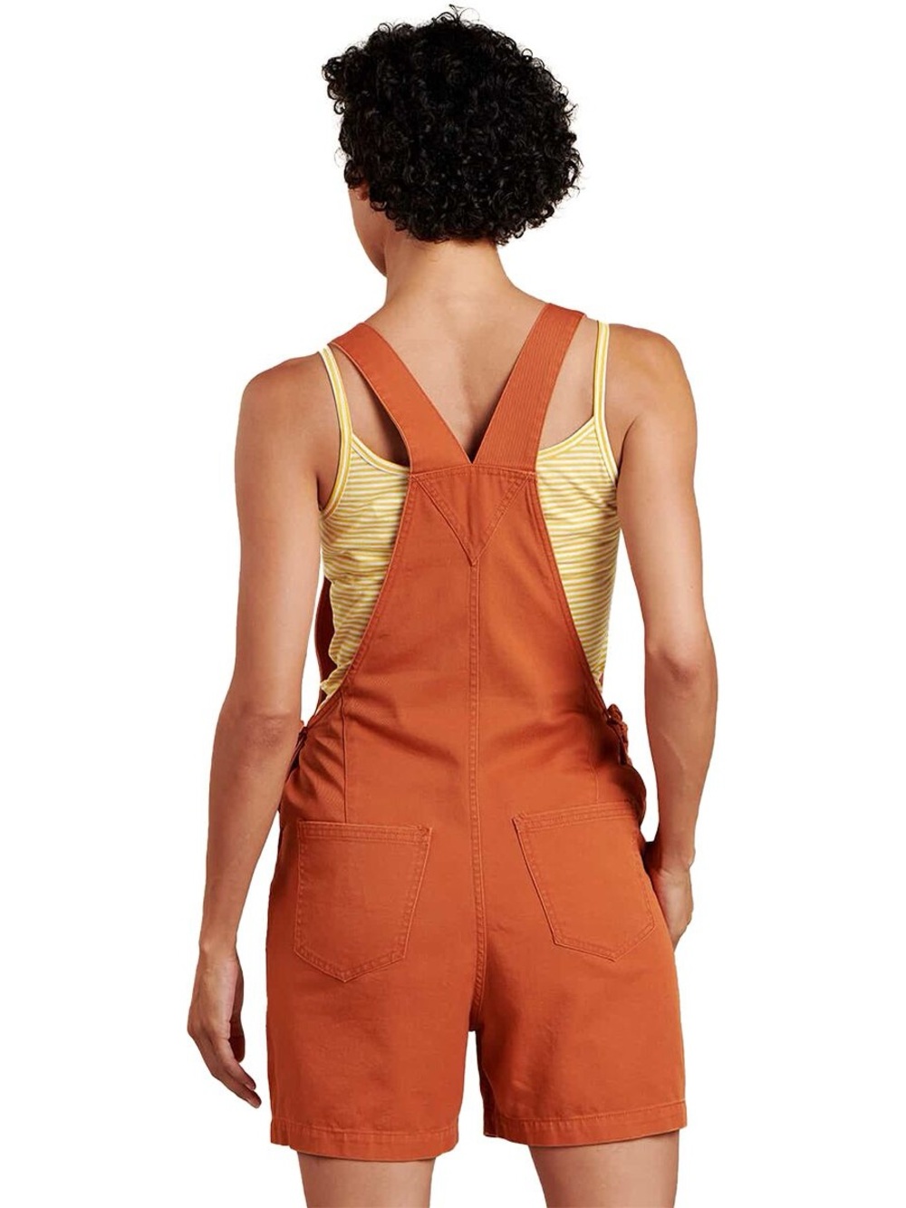 Toad&Co Olive Green Short Women's Overalls - Picture 2 of 8